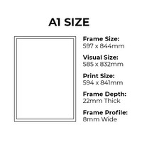 White A1 Mod Poster Frame Thumbnail